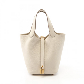 Hermès Picotin Lock 18 Gris Glacier Clemence