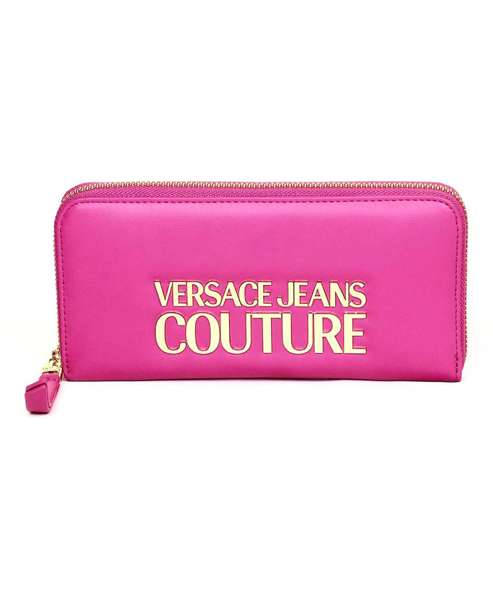 値下げ VERSACE JEANS COUTURE チェーンウォレット ピンク Versace Jeans Couture Pink Wallet