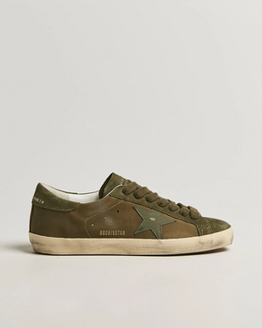Golden Goose Super-Star Sneakers Olive Night