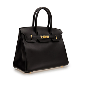 Hermès Birkin Black Leather Gold Hardware