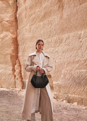 Polene Cyme Mini Edition Textured Black