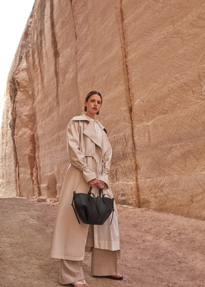 Polene Cyme Mini Edition Textured Black