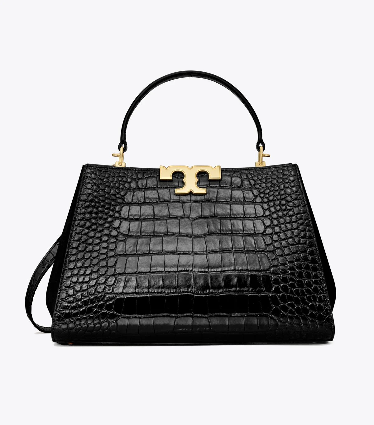 Tory Burch Eleanor Croc-embossed Satchel Bag