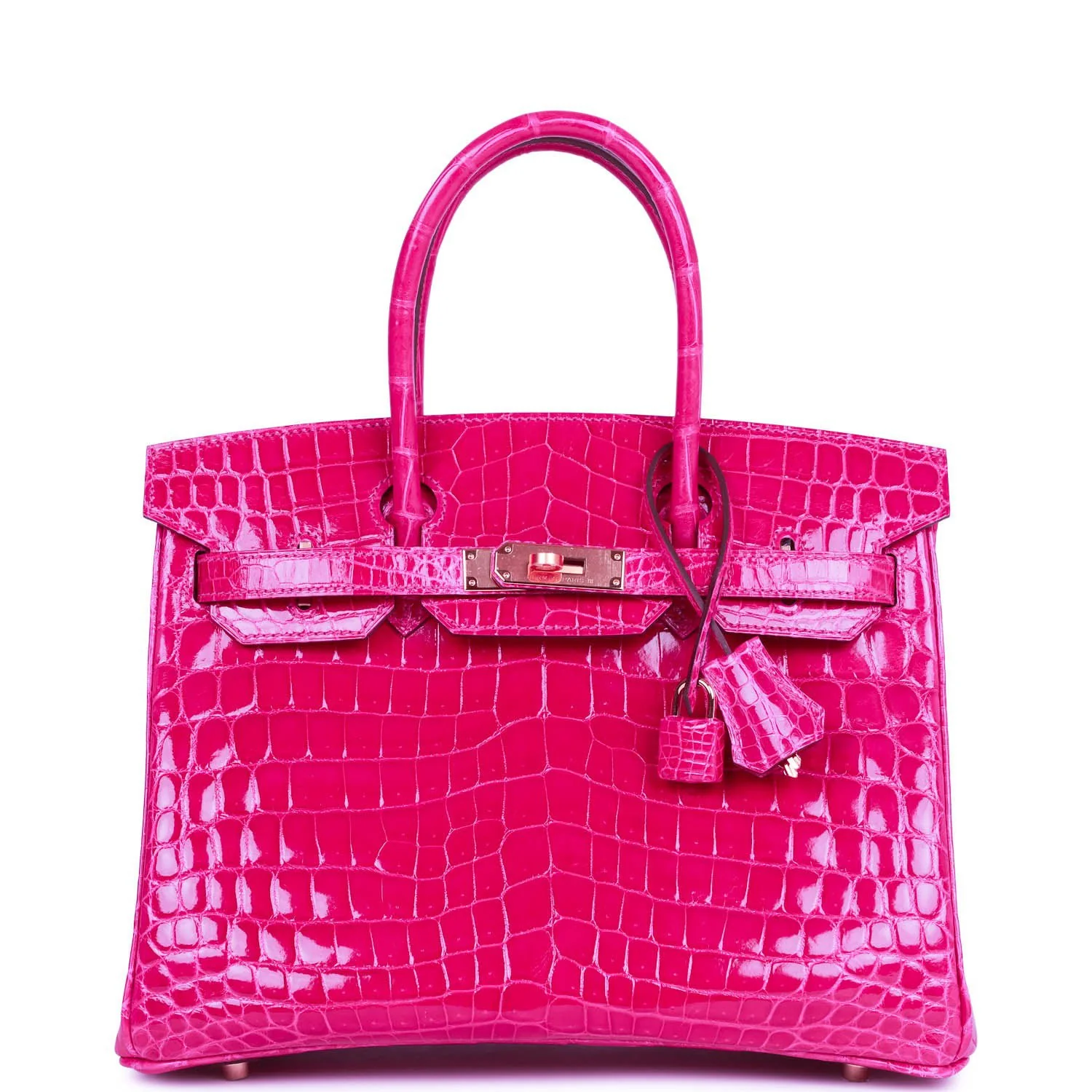 Hermès Birkin Shiny Crocodile Gold Hardware Bag