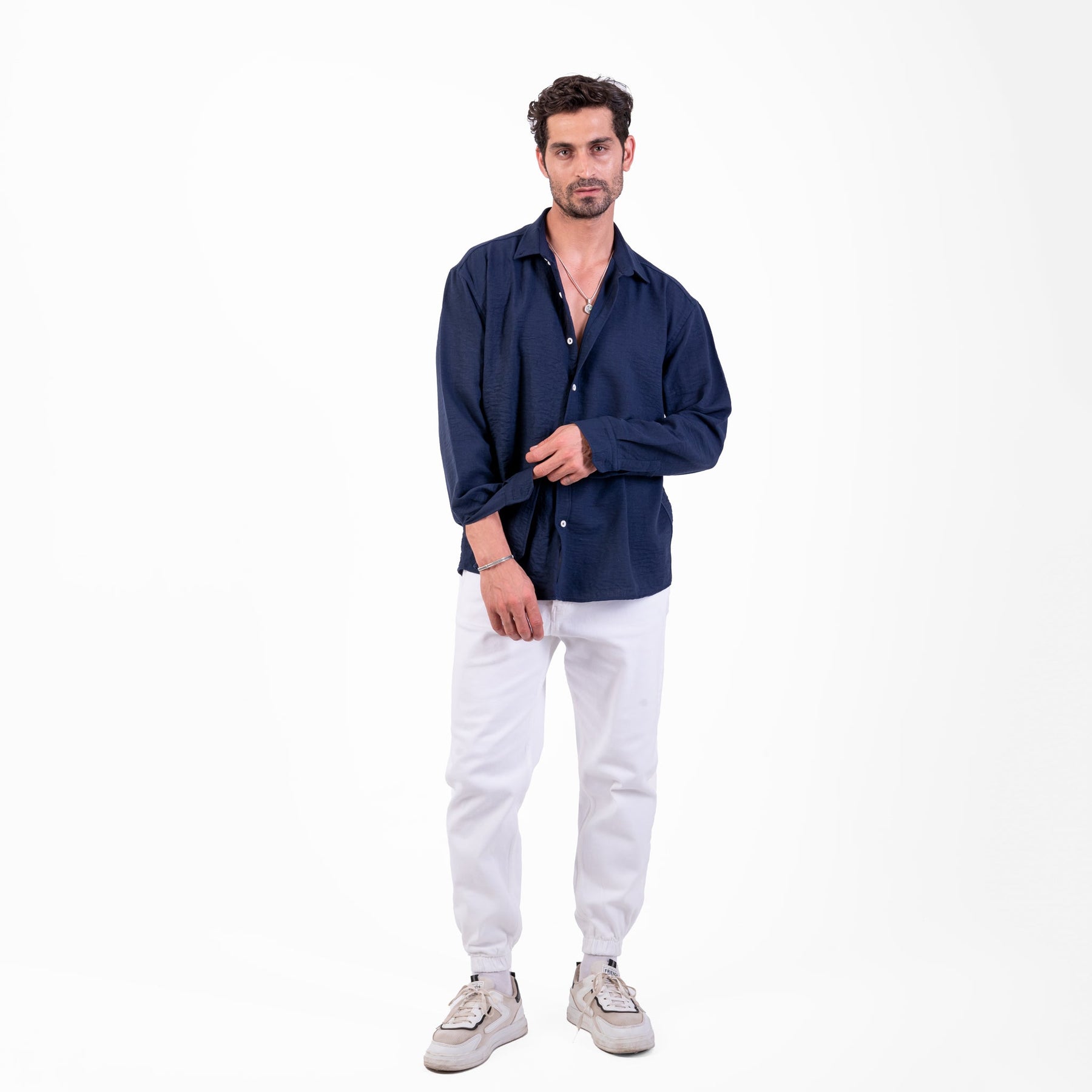 Men's Oversize Loose Linen Shirt