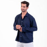 Men's Oversize Loose Linen Shirt