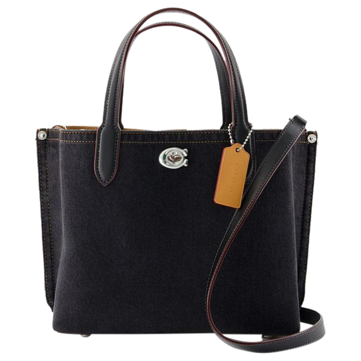 Coach Willow 24 Black Tote Bag