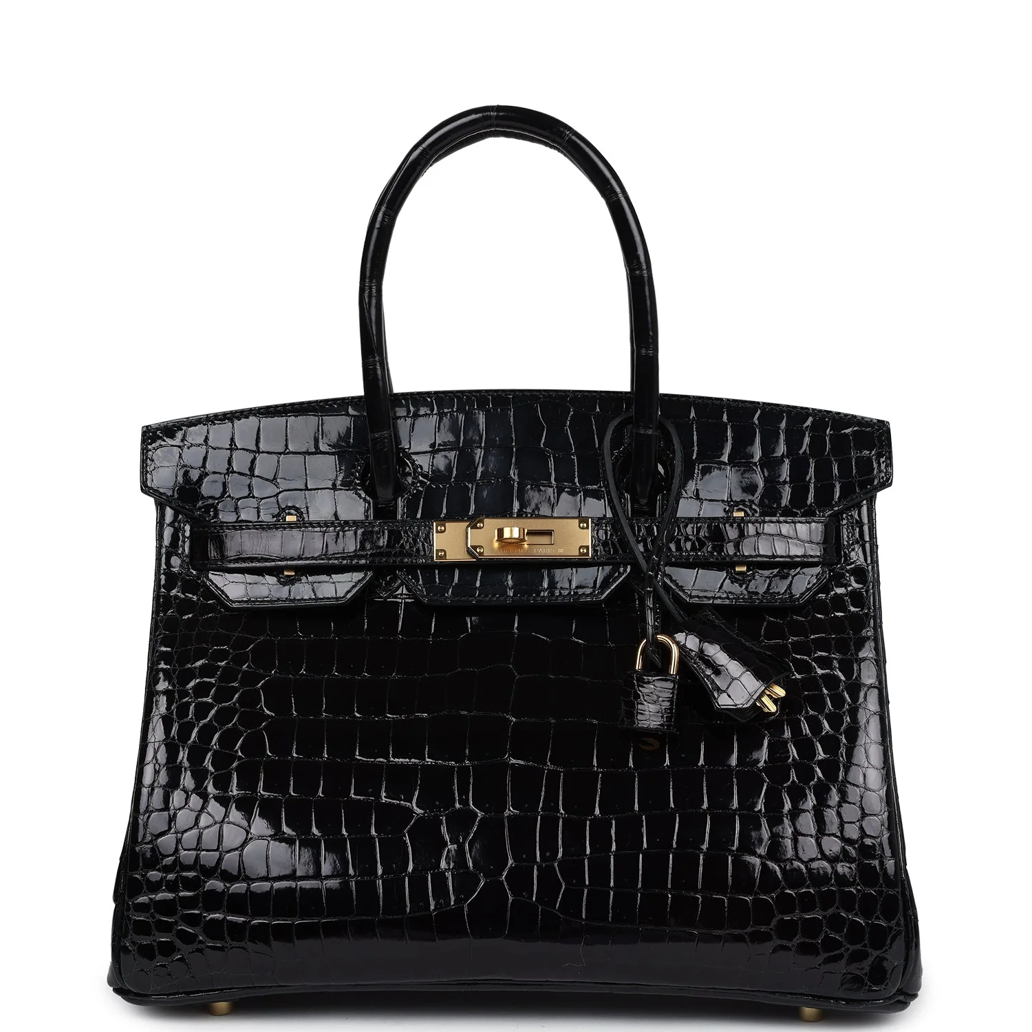 Hermès Birkin Shiny Crocodile Gold Hardware Bag