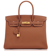 Hermès Birkin Camel Leather Gold Hardware