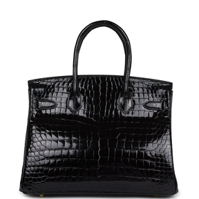 Hermès Birkin Shiny Crocodile Gold Hardware Bag