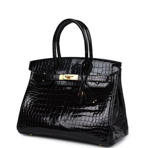 Hermès Birkin Shiny Crocodile Gold Hardware Bag