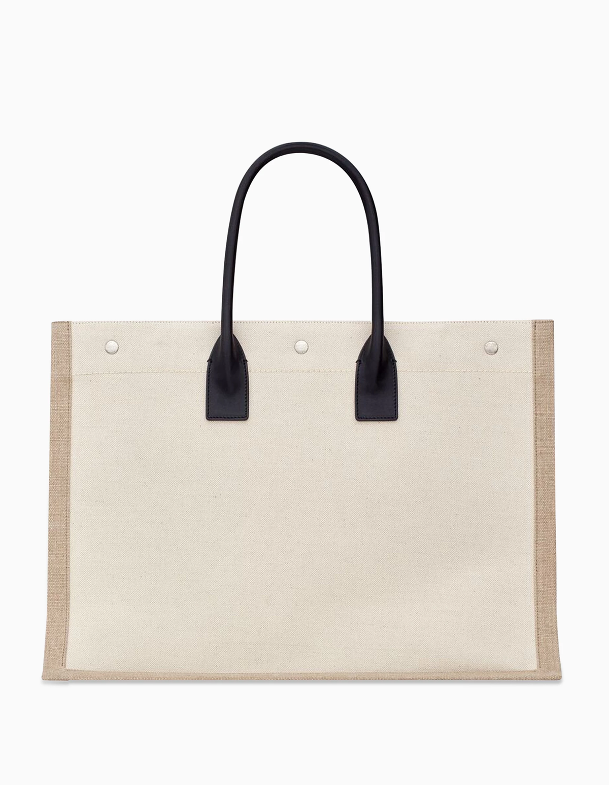Saint Laurent Rive Gauche recycled canvas with logo bag