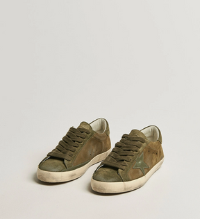 Golden Goose Super-Star Sneakers Olive Night