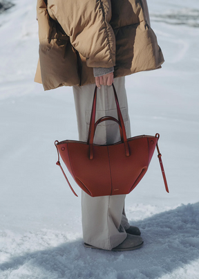 Polene Cyme Mini Edition Textured Red Clay