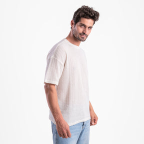 Men's Beige Essential T-shirt