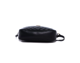 Saint Laurent Camera Lou Black Leather Bag