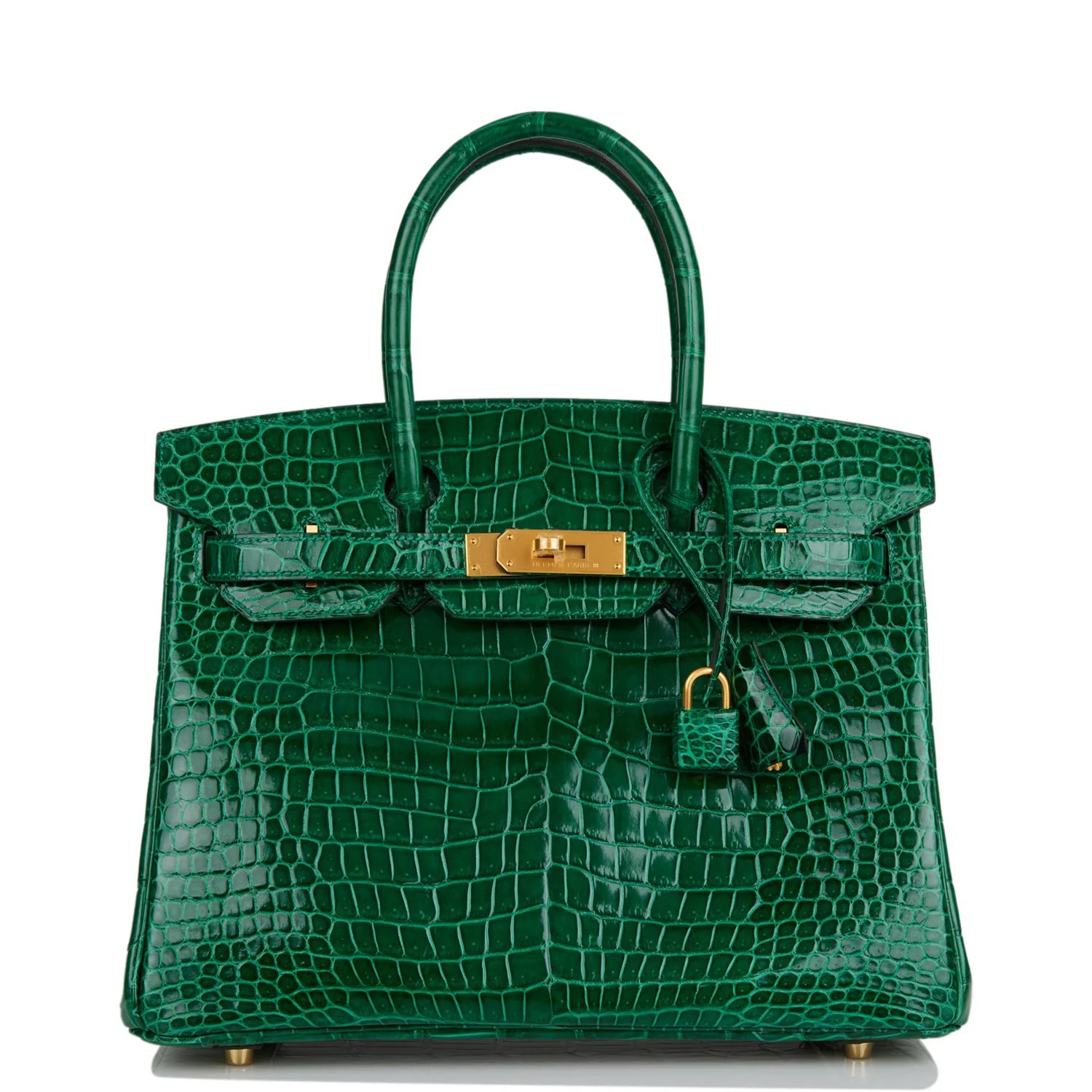 Hermès Birkin Shiny Crocodile Gold Hardware Bag