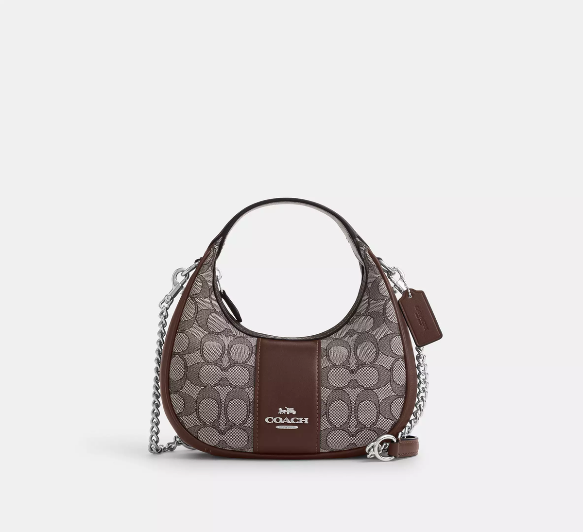 Coach Carmen Mini Crossbody In Signature Jacquard