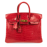 Hermès Birkin Shiny Crocodile Gold Hardware Bag