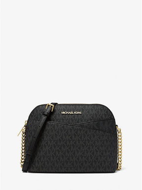 Michael Kors Jet Set Travel Medium Logo Dome Crossbody Bag