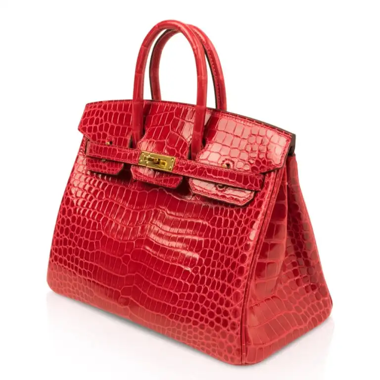 Hermès Birkin Shiny Crocodile Gold Hardware Bag