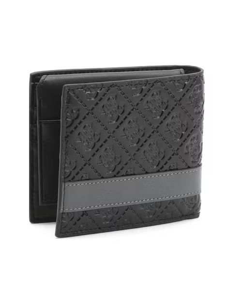 GUESS Logo Leather Multi Pocket Wallet For Men