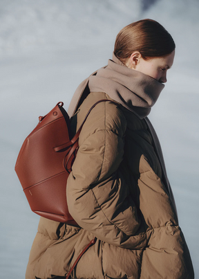 Polene Cyme Mini Edition Textured Red Clay