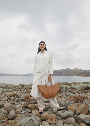 Polene Cyme Edition Textured Camel