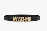 Moschino Belt in leather with logo