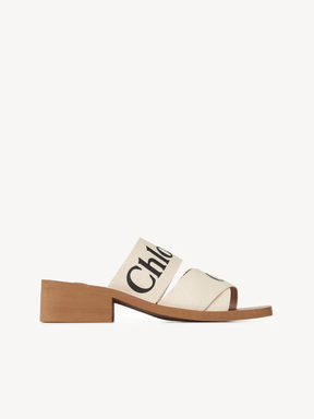 Chloe Woody heeled mule