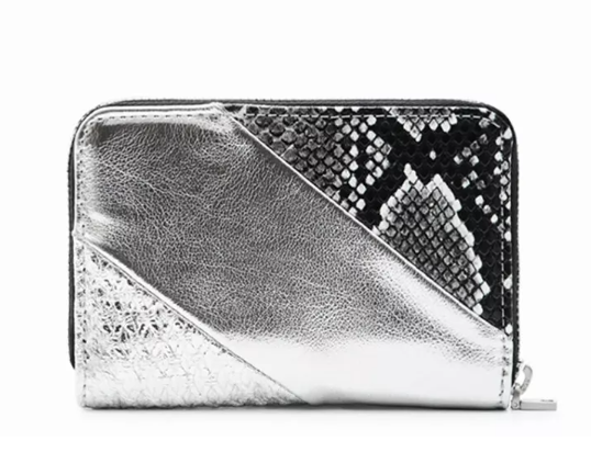 Original Desigual Delta Silver Wallet