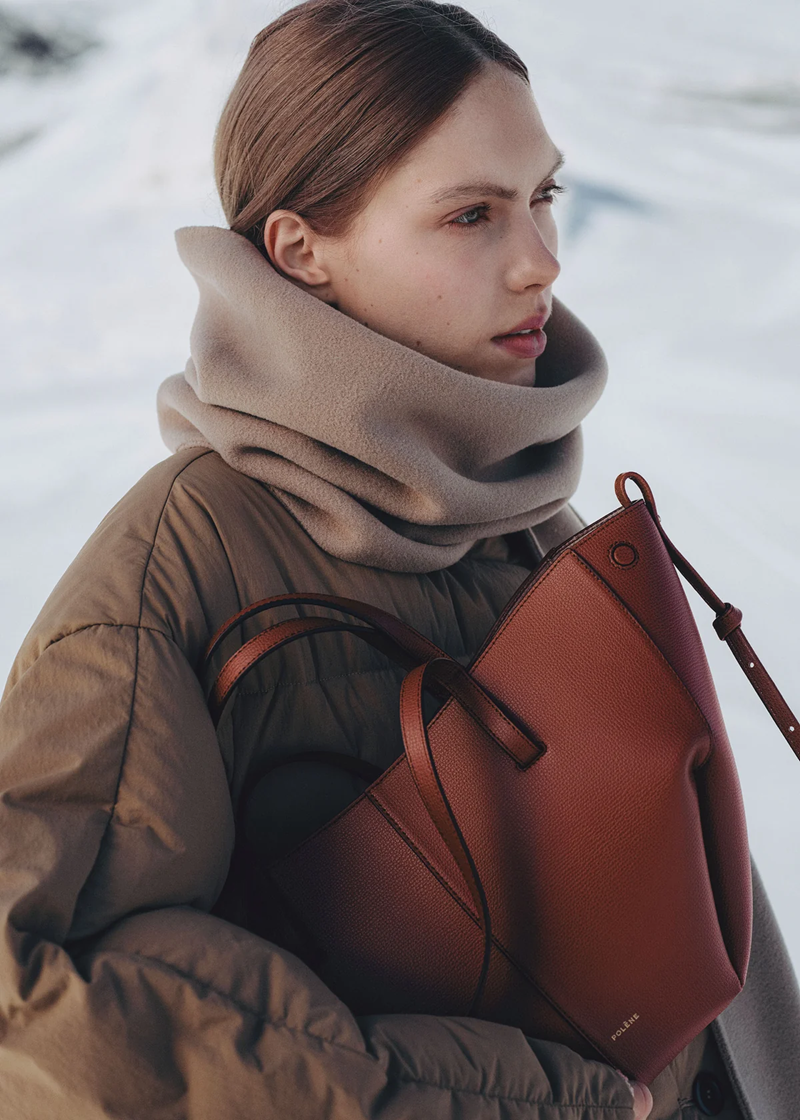 Polene Cyme Mini Edition Textured Red Clay