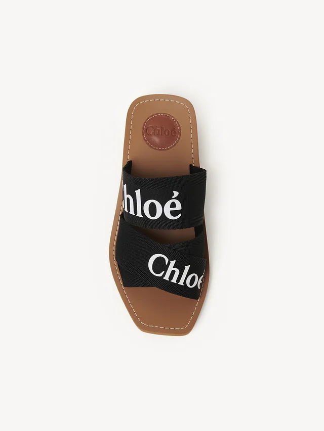 Chloe Woody heeled mule