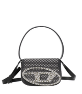 Diesel Embellished Black Denim Shoulder Bag