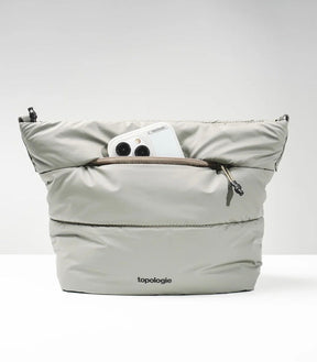 Topologo Besace Silky Peach Bag - Moss