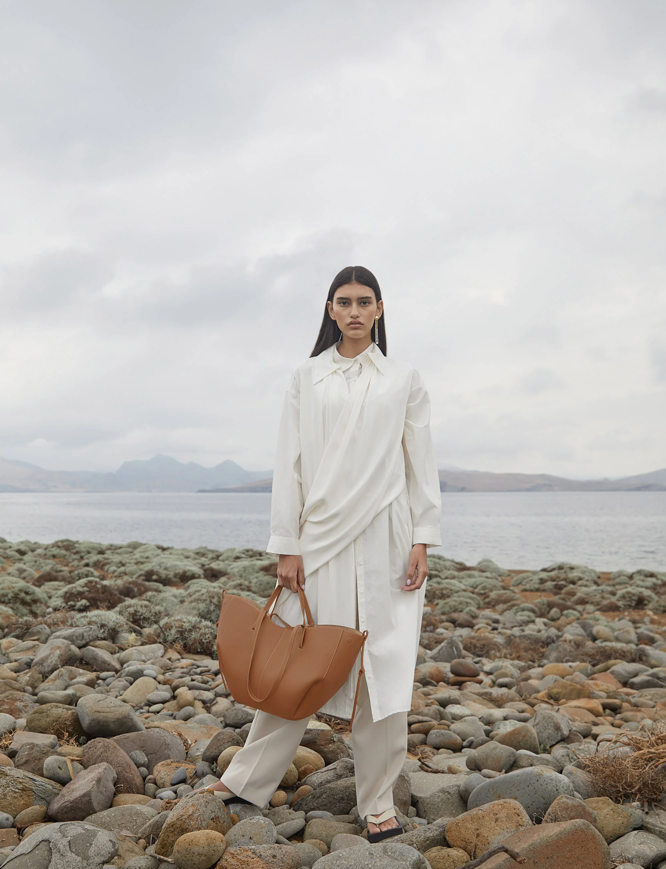 Polene Cyme Edition Textured Camel