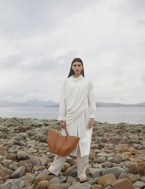 Polene Cyme Edition Textured Camel