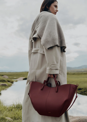 Polene Cyme Edition Textured Black Cherry