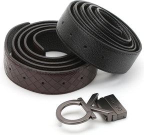 Calvin Klein Leather Belt Set For Men