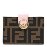 Fendi Vitello Cruise F is Fendi Embossed Gusseted Card Holder