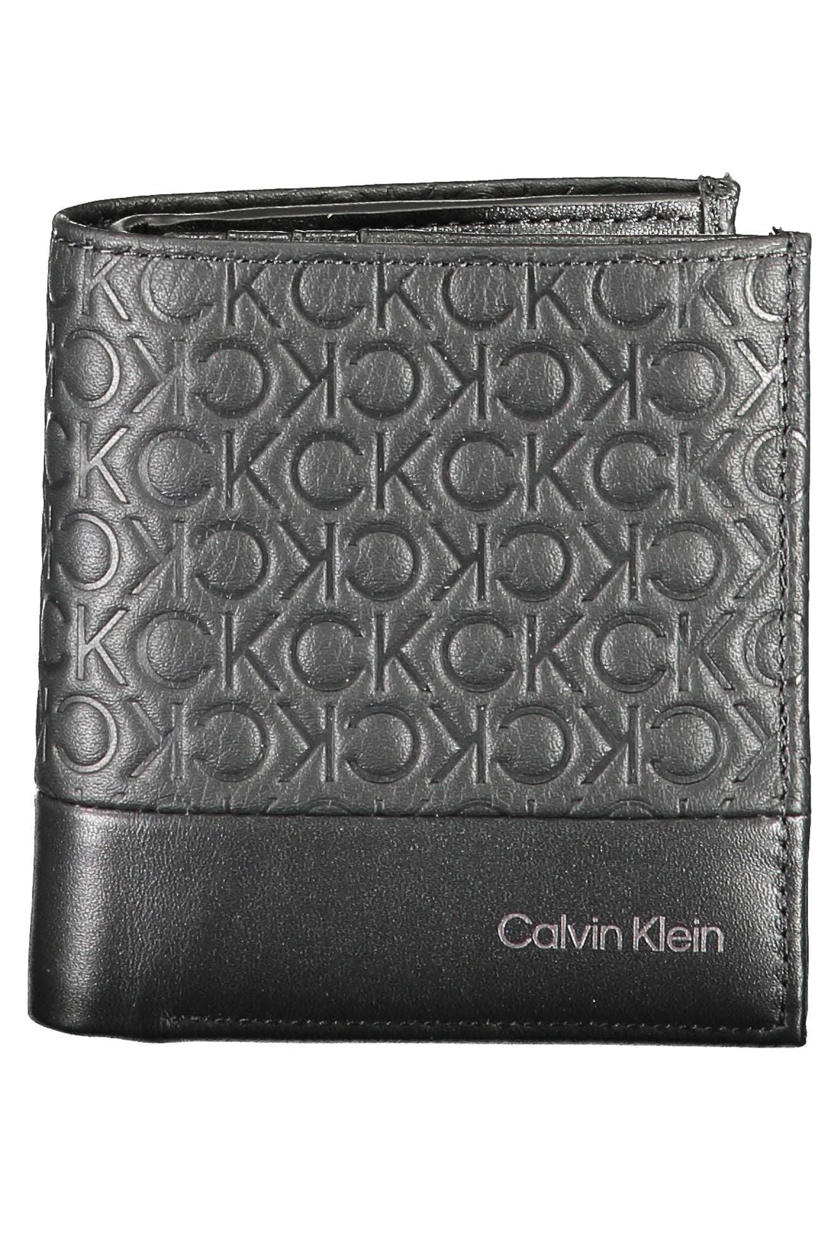 Calvin Klein Elegant Black Leather Bifold Wallet