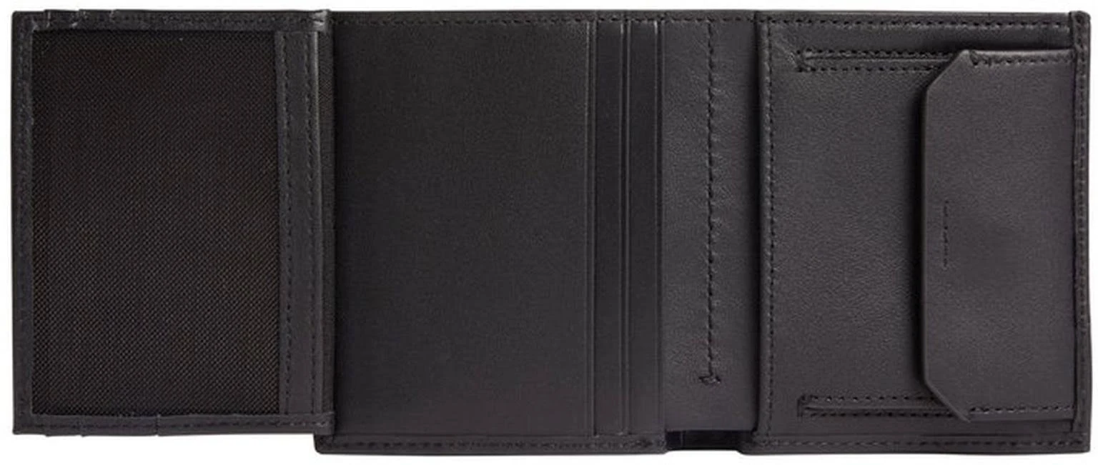 Calvin Klein Elegant Black Leather Bifold Wallet