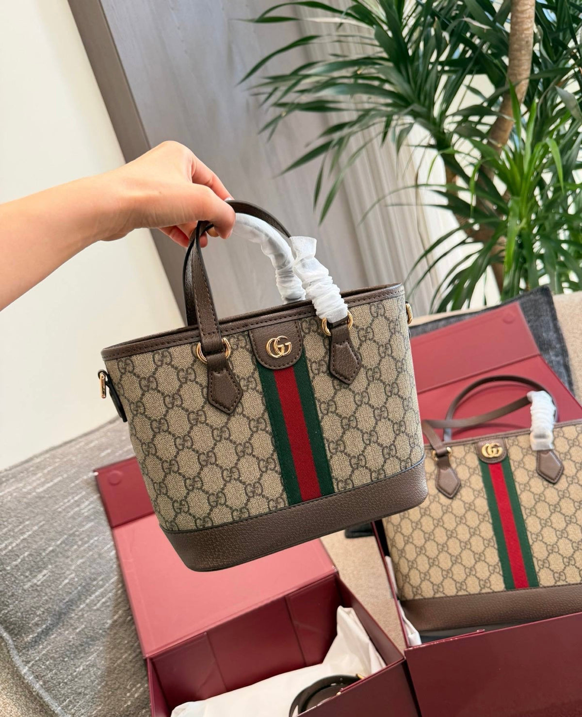 Gucci Ophidia small tote bag