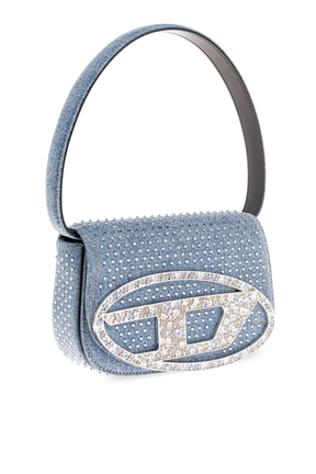 Diesel Embellished Denim Shoulder Bag