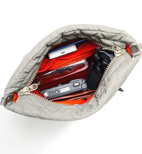 Topologo Besace Silky Peach Bag - Moss