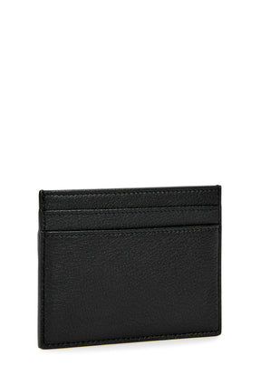 SAINT LAURENT Logo leather card holder