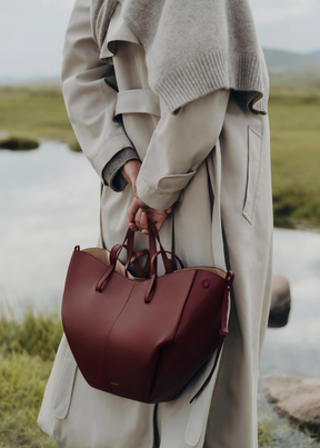 Polene Cyme Edition Textured Black Cherry