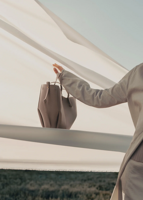 Polene Cyme Mini Edition Textured Taupe