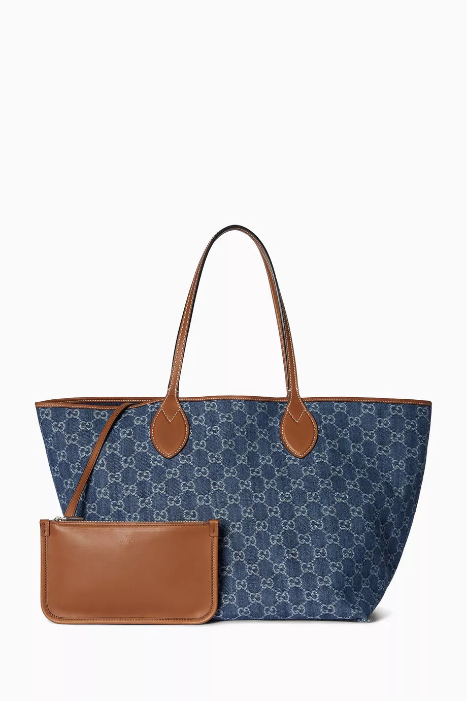 GUCCI Totissima Tote Bag in GG Printed Denim