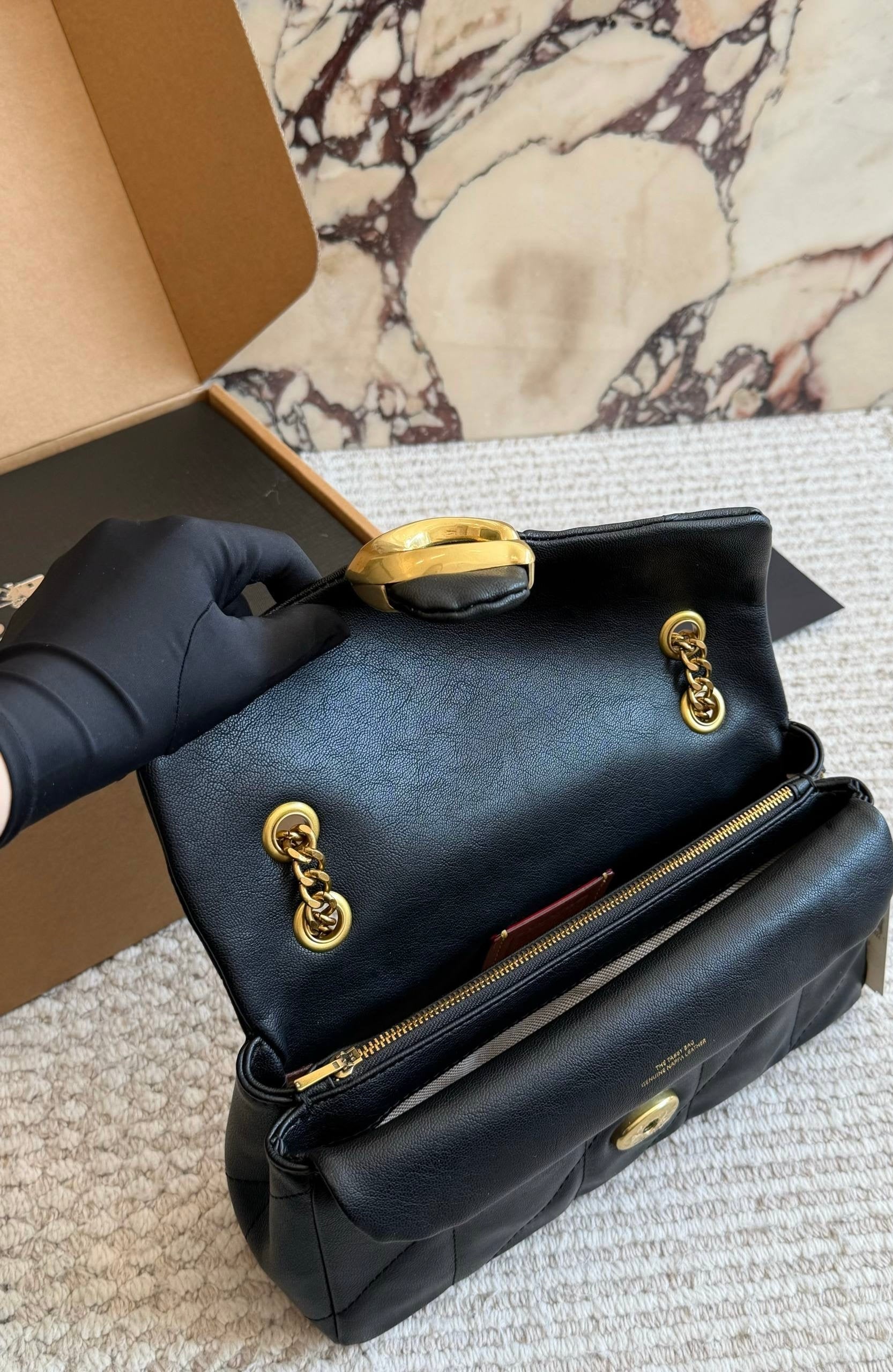 Coach Tabby Quilted Shoulder Bag With Chain